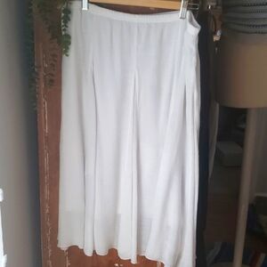 Flowy Lightweight Lined Midi Skirt